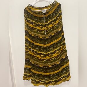 Basic Editions Women's Skirt in Earth Tones